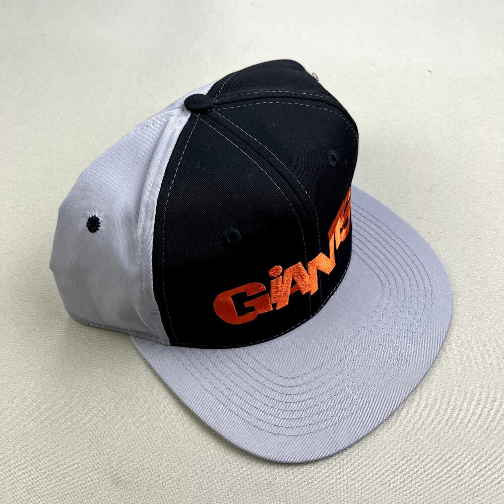 Vintage San Francisco Giants Hat Cap Snapback Gray Black Coca Cola Baseball 90s